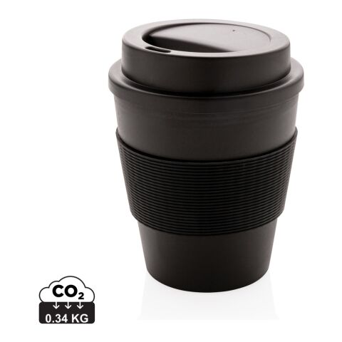 Mug en PP recyclable avec couvercle à vis 350ml 