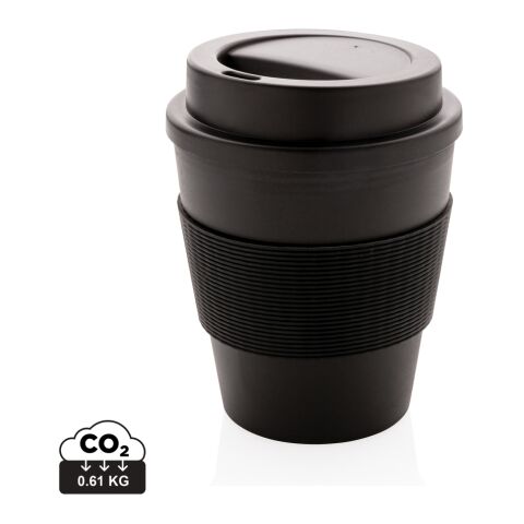Mug en PP recyclable avec couvercle à vis 350ml 