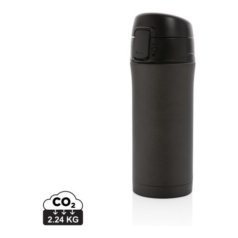 Mug à verrouillage facile métallique mat noir | sans marquage | non disponible | non disponible