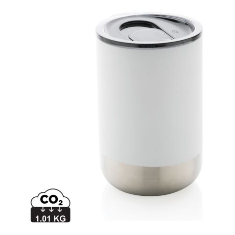 Mug en acier inoxydable recyclé RCS Blanc | sans marquage | non disponible | non disponible