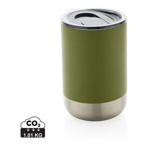 Mug en acier inoxydable recyclé RCS vert | sans marquage | non disponible | non disponible