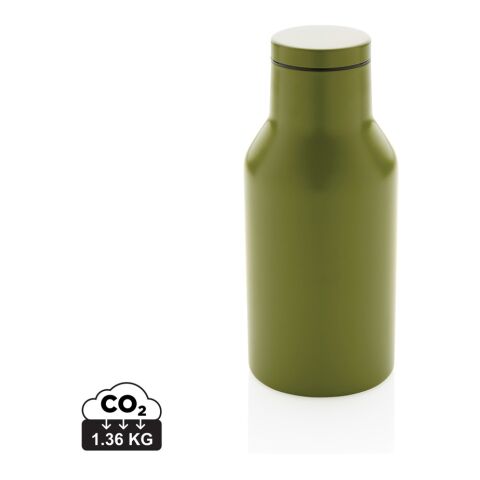 Bouteille compacte en acier inoxydable recyclé RCS vert | sans marquage | non disponible | non disponible