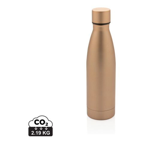 Bouteille iso couleur pleine en acier inoxydable recyclé RCS