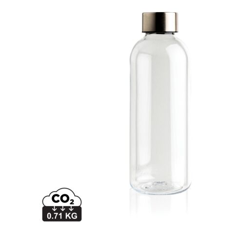 Bouteille d'eau étanche avec bouchon en métal blanc | sans marquage | non disponible | non disponible