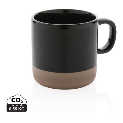 Tasse en céramique émaillée noir | sans marquage | non disponible | non disponible