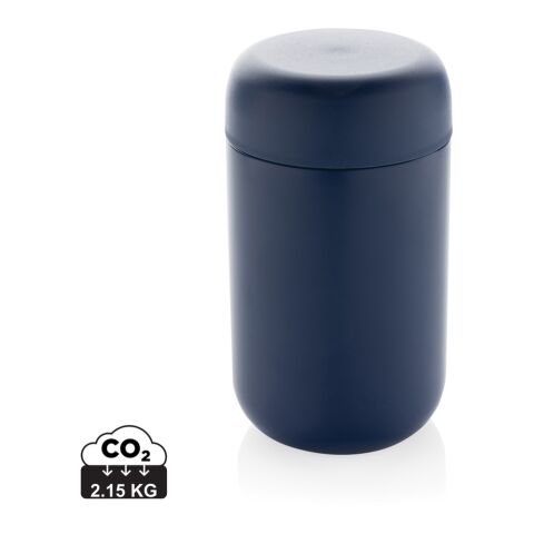 Mug isotherme en acier inoxydable recyclé certifié RCS Brew bleu | sans marquage | non disponible | non disponible