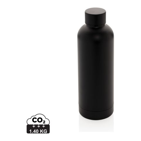 Bouteille isotherme en acier Impact noir | sans marquage | non disponible | non disponible