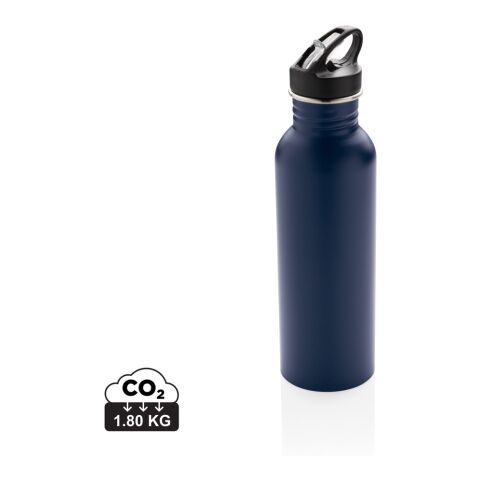 Bouteille de sport en acier inoxydable avec paille - 710 ml