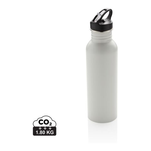 Bouteille de sport en acier inoxydable avec paille - 710 ml