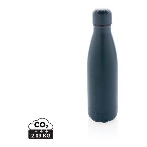 Bouteille isotherme en acier pleine couleur bleu | sans marquage | non disponible | non disponible