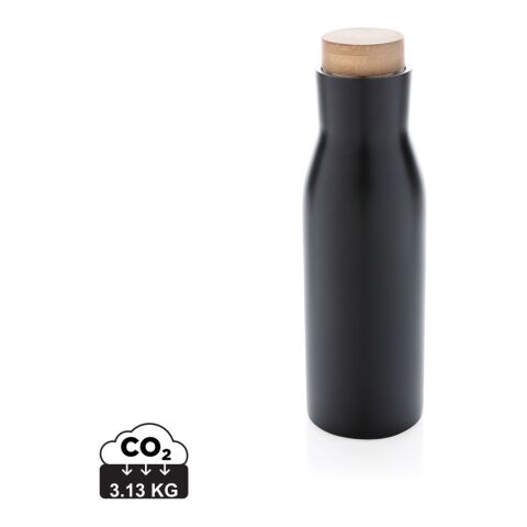 Bouteille isotherme et étanche avec couvercle en acier Clima noir | sans marquage | non disponible | non disponible