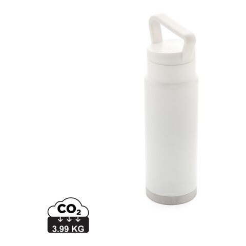 Bouteille isotherme étanche avec poignée blanc | sans marquage | non disponible | non disponible