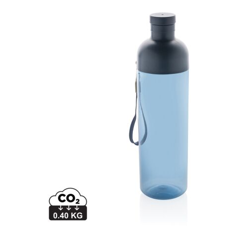 Bouteille d&#039;eau étanche 600ml en rPET RCS Impact blue marin | sans marquage | non disponible | non disponible
