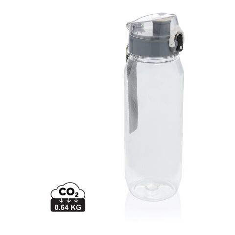 Bouteille d&#039;eau étanche 800ml en PET recyclé RCS Yide Blanc | sans marquage | non disponible | non disponible
