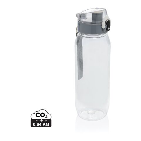 Bouteille d&#039;eau étanche 800ml en PET recyclé RCS Yide Blanc | sans marquage | non disponible | non disponible