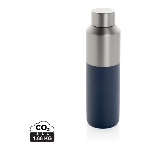 Bouteille d&#039;eau 600ml en acier recyclé certifiée RCS Fluid blue marin | sans marquage | non disponible | non disponible