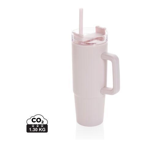 Mug 900ml avec poignée en plastique recyclé RCS Tana rose | sans marquage | non disponible | non disponible