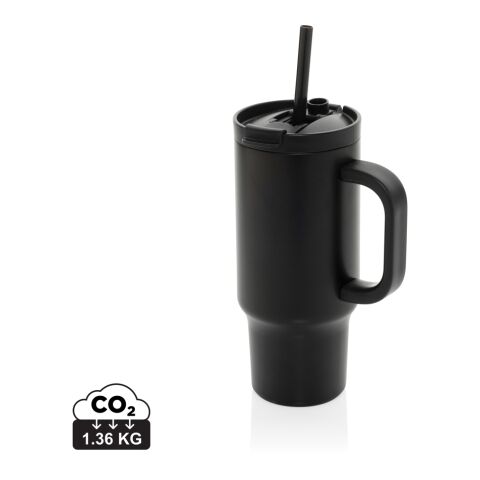 Mug 480 ml étanche en acier inoxydable recyclé RCS Cruiser noir | sans marquage | non disponible | non disponible