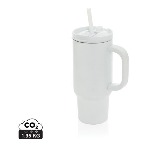 Mug 480 ml étanche en acier inoxydable recyclé RCS Cruiser blanc | sans marquage | non disponible | non disponible