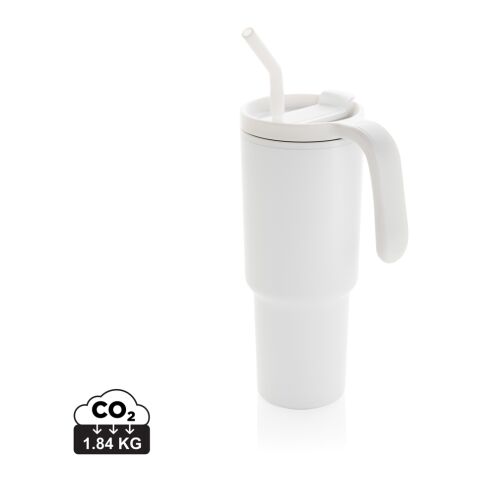 Mug 900ml en acier certifié RCS Graphic blanc | sans marquage | non disponible | non disponible