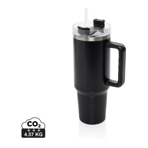 Mug 1.2L en acier recyclé RCS Stadley noir | sans marquage | non disponible | non disponible