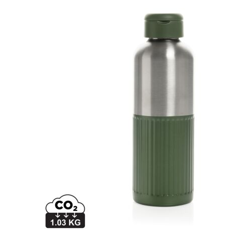 Bouteille d'eau étanche 750ml en acier RCS Ripple vert | sans marquage | non disponible | non disponible