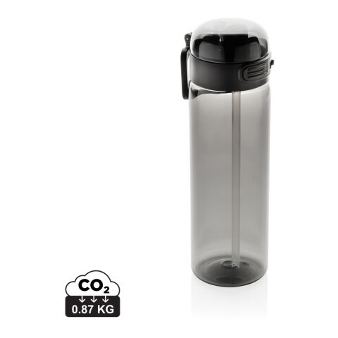 Bouteille d&#039;eau étanche sport 800ml en rPET RCS SipnLock noir | sans marquage | non disponible | non disponible