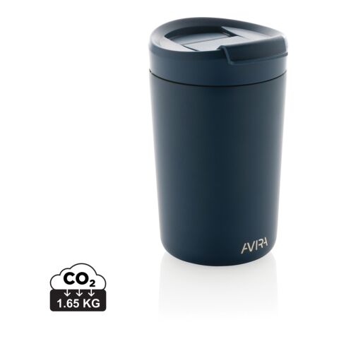 Mug 300ml en acier recyclé RCS Avira Alya blue marin | sans marquage | non disponible | non disponible