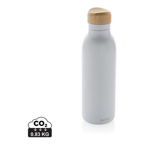 Bouteille d&#039;eau 600ml en acier Avira Alcor RCS blanc | sans marquage | non disponible | non disponible