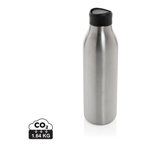 Bouteille d&#039;eau 600ml en acier recyclé RCS Avira Alok argent | sans marquage | non disponible | non disponible