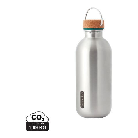 Bouteille d&#039;eau 600ml en acier Black+Blum turquoise | sans marquage | non disponible | non disponible