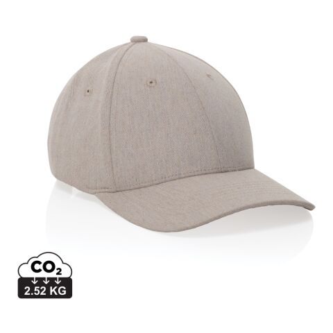 Casquette 6 panneaux 200gr chiné et recyclé AWARE™ Milo blanc | sans marquage | non disponible | non disponible | non disponible