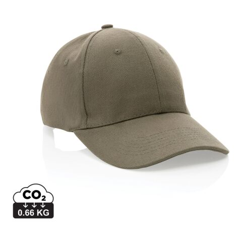 Casquette 6 panneaux en coton recyclé 280gr IMPACT