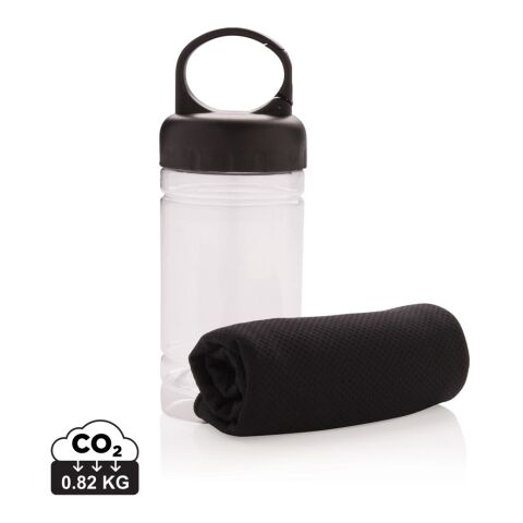 Serviette sport rafraichissante noir | sans marquage | non disponible | non disponible | non disponible