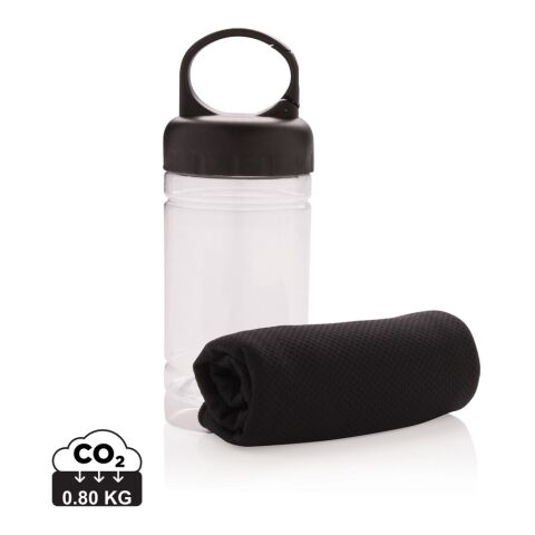 Serviette sport rafraichissante noir | sans marquage | non disponible | non disponible | non disponible