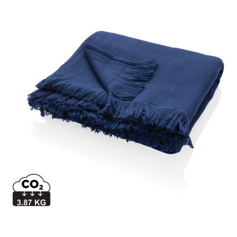 Serviette hammam Ukiyo Keiko AWARE™ Made in Europe 100x180cm bleu marine | sans marquage | non disponible | non disponible | non disponible