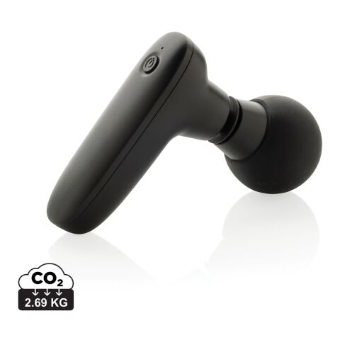 Pistolet de massage en plastique recyclé RCS Revix noir | sans marquage | non disponible | non disponible