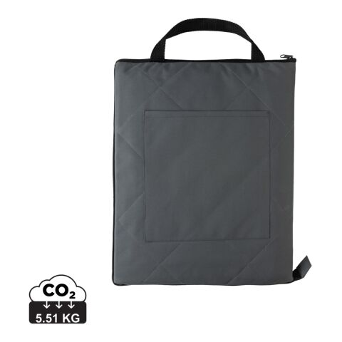 Couverture pique-nique pliable en rPET Impact Aware™ gris | sans marquage | non disponible | non disponible | non disponible