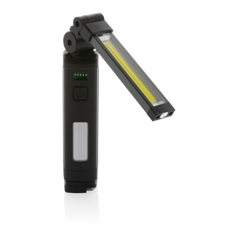Lampe de travail XL USB rechargeable en plastique RCS Gear X noir | sans marquage | non disponible | non disponible