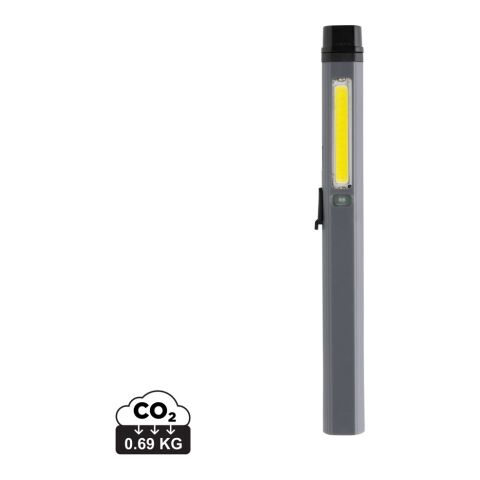 Lampe stylo rechargeable par USB en plastique RCS Gear X gris-noir | sans marquage | non disponible | non disponible