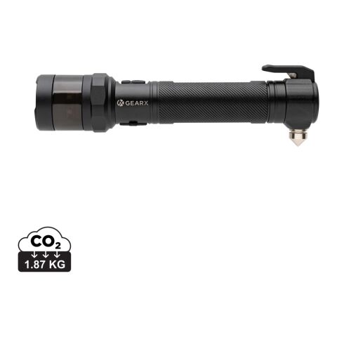 Torche de voiture en aluminium recyclé RCS Gear X noir | sans marquage | non disponible | non disponible