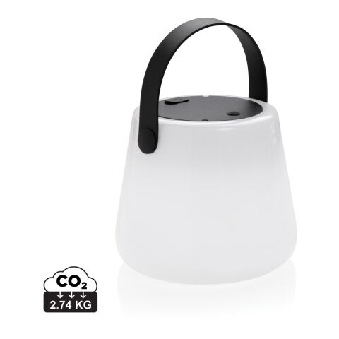 Lampe d'extérieur en plastique recyclé RCS SolarGlow blanc | sans marquage | non disponible | non disponible
