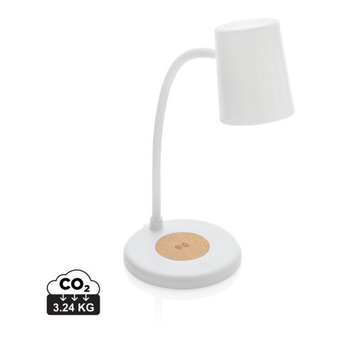 Lampe de bureau 15W en liège et plastique RCS Zenara