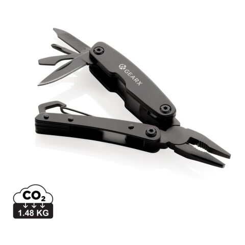 Mini outil multifonction Gear X noir | sans marquage | non disponible | non disponible