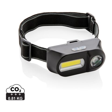 Lampe frontale avec LED et COB