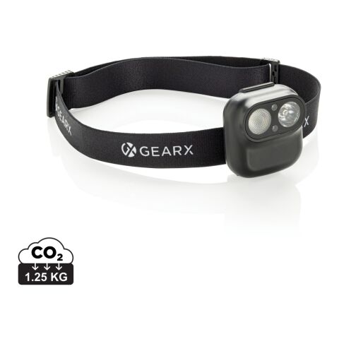 Lampe frontale avec capteur de mouvement en ABS RCS Gear X noir | sans marquage | non disponible | non disponible