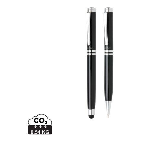 Set stylo exécutif noir-argent | sans marquage | non disponible | non disponible | non disponible