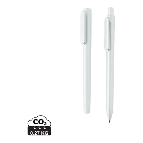 Parure de stylos X6 Blanc | sans marquage | non disponible | non disponible