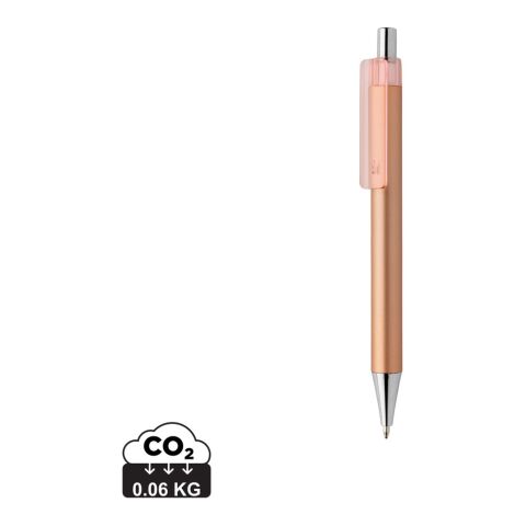 Stylo X8 finition métallique marron | sans marquage | non disponible | non disponible