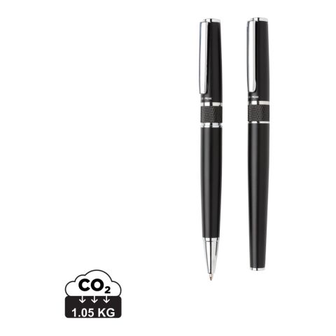 Set de stylos Swiss Peak noir | sans marquage | non disponible | non disponible